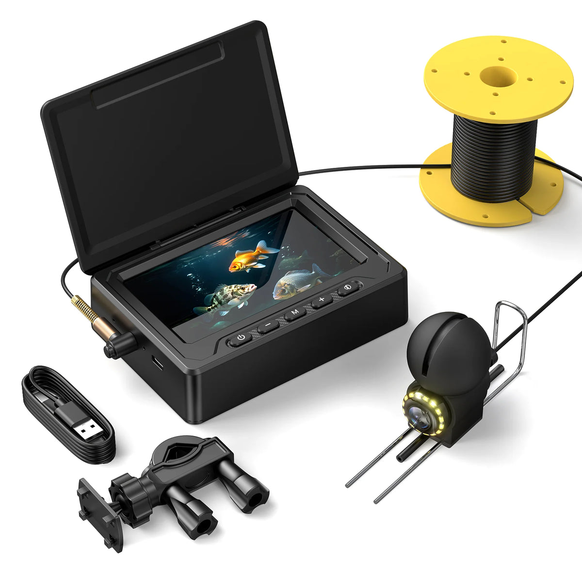 Underwater Fishing Camera 4.3 Inch HD IPS Night Vision