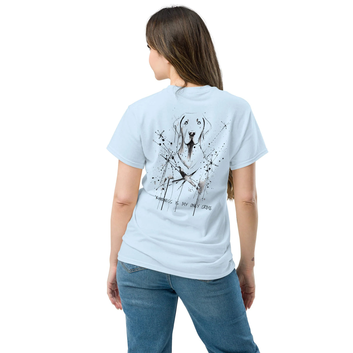 Unisex T-Shirt 100% Cotton Hand-Drawn Labrador