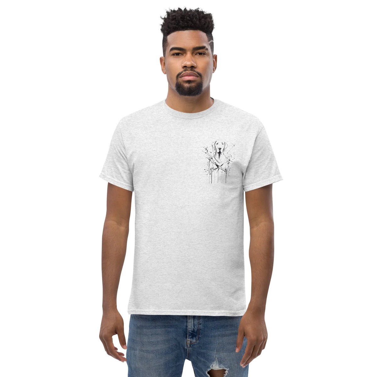 Unisex T-Shirt 100% Cotton Hand-Drawn Labrador