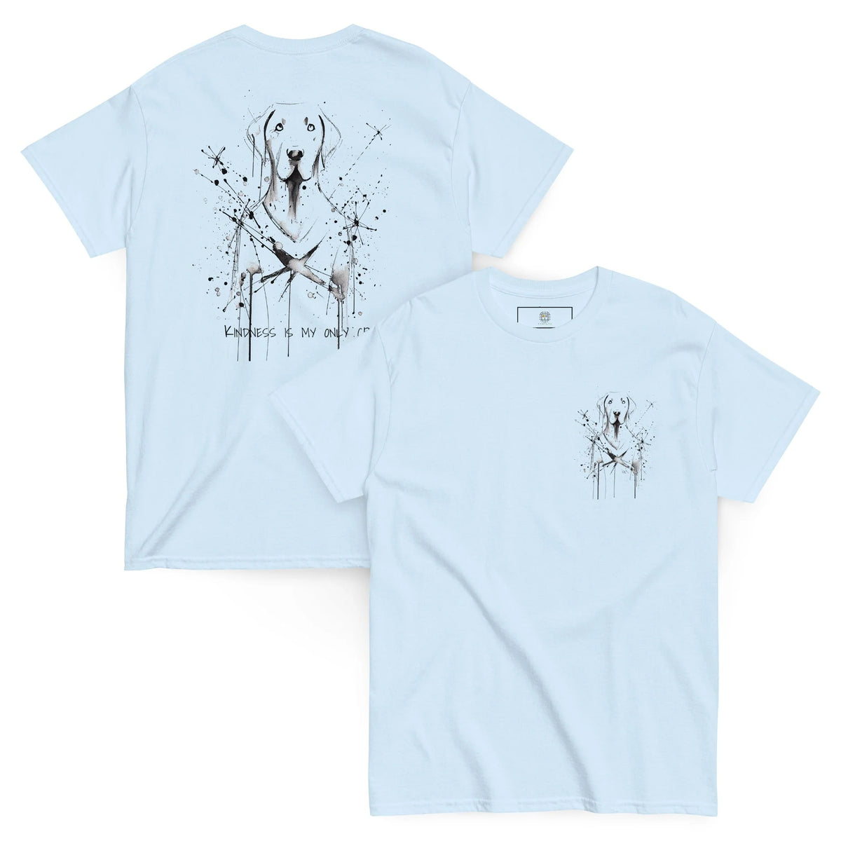 Unisex T-Shirt 100% Cotton Hand-Drawn Labrador