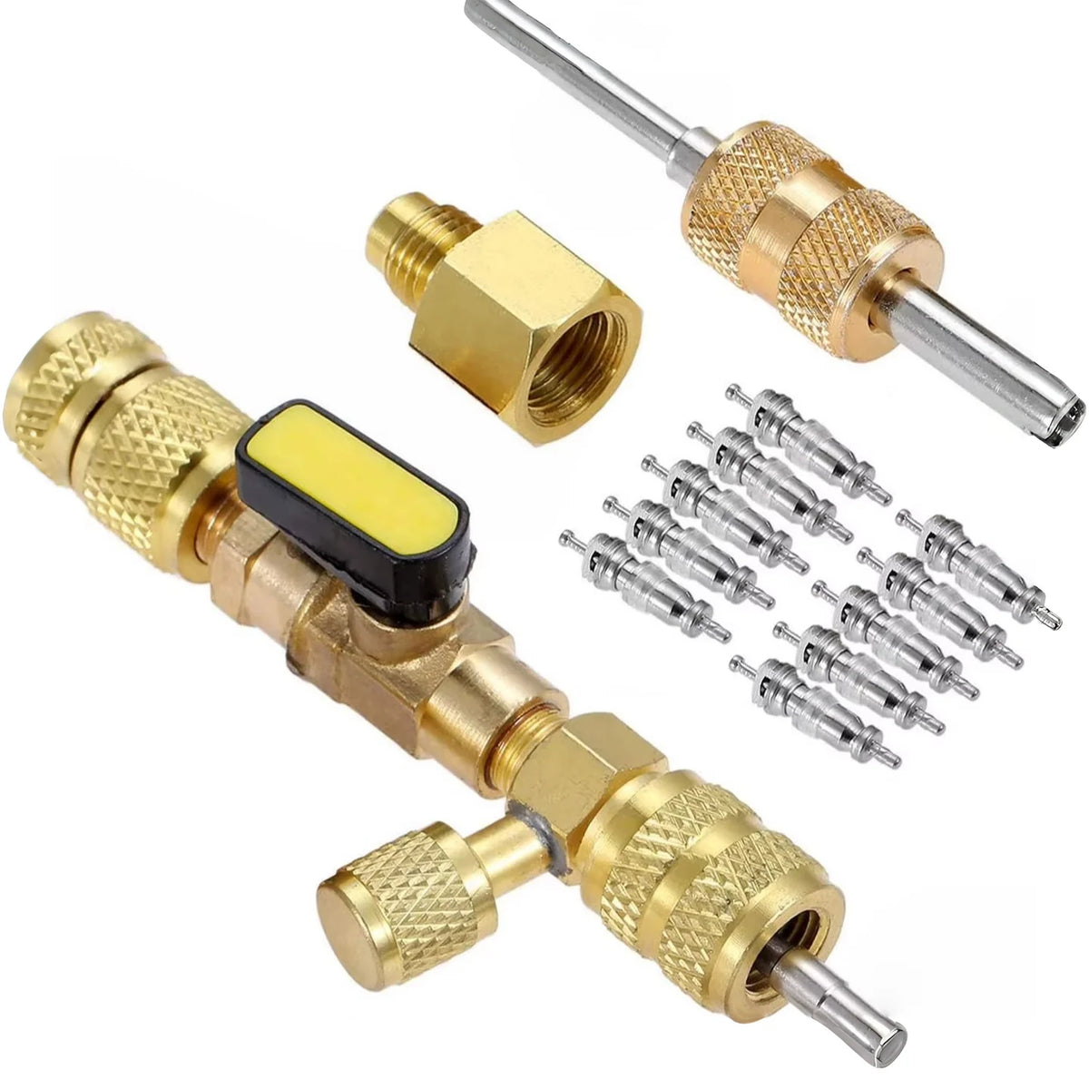 Valve Core Tool Dual Port Heavy Duty Metal