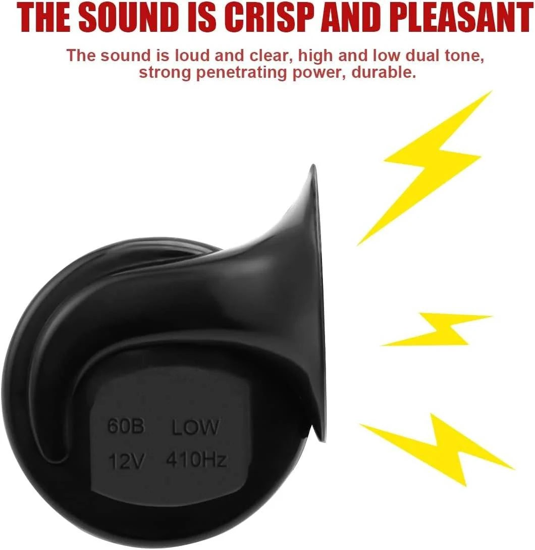 Vehicle Horn Dual-Tone High Projection 12V Weather-Resistant