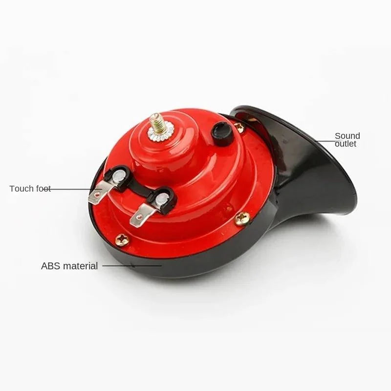 Vehicle Train Horn Dual-Tone 12V Weather-Resistant ABS