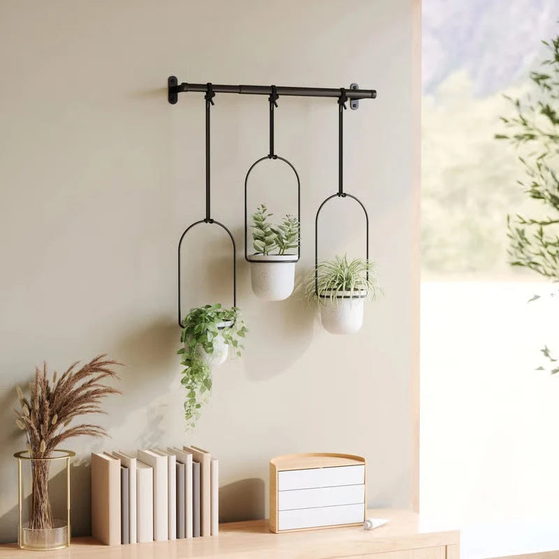 Vertical Garden Set Height-Adjustable & Space-Saving 3 Plant Holders