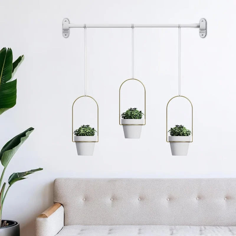 Vertical Garden Set Height-Adjustable & Space-Saving 3 Plant Holders