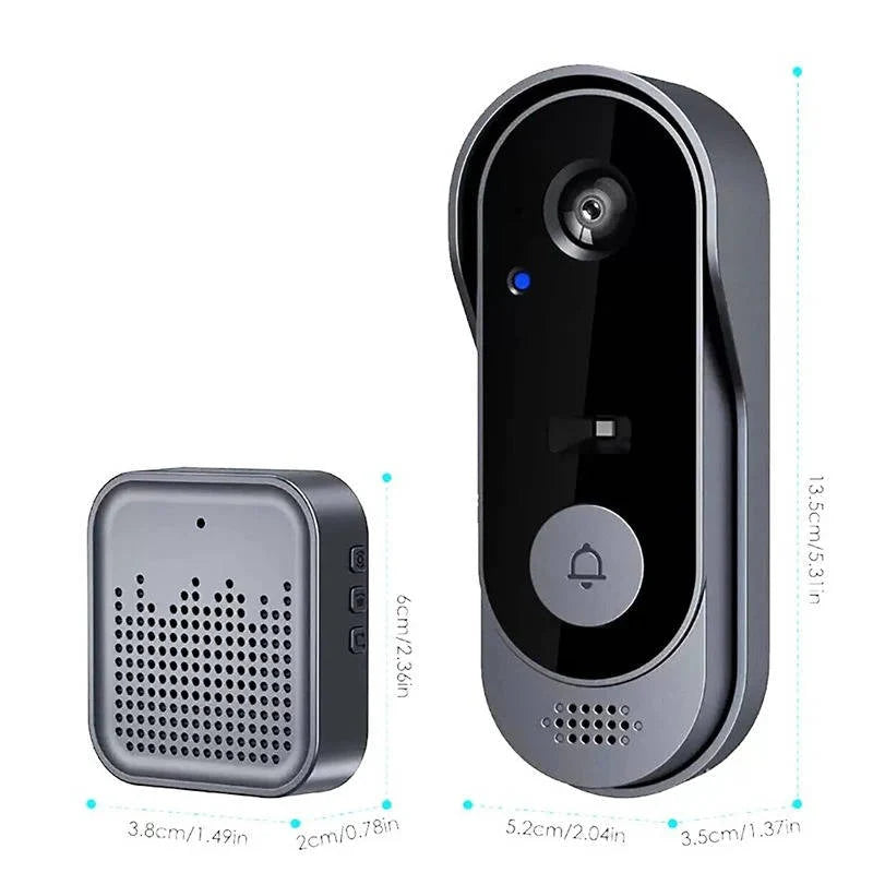 Video Doorbell Wireless HD Night Vision & Two-Way Audio