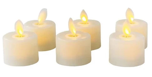 Votive Candles Flameless Remote Control Set of 6