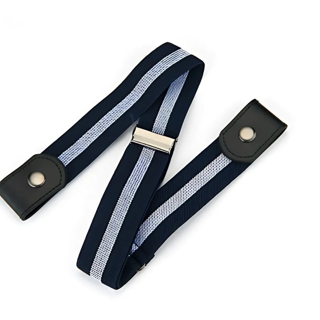 Waist Belt Buckle-Free Adjustable Elastic Set Of Two