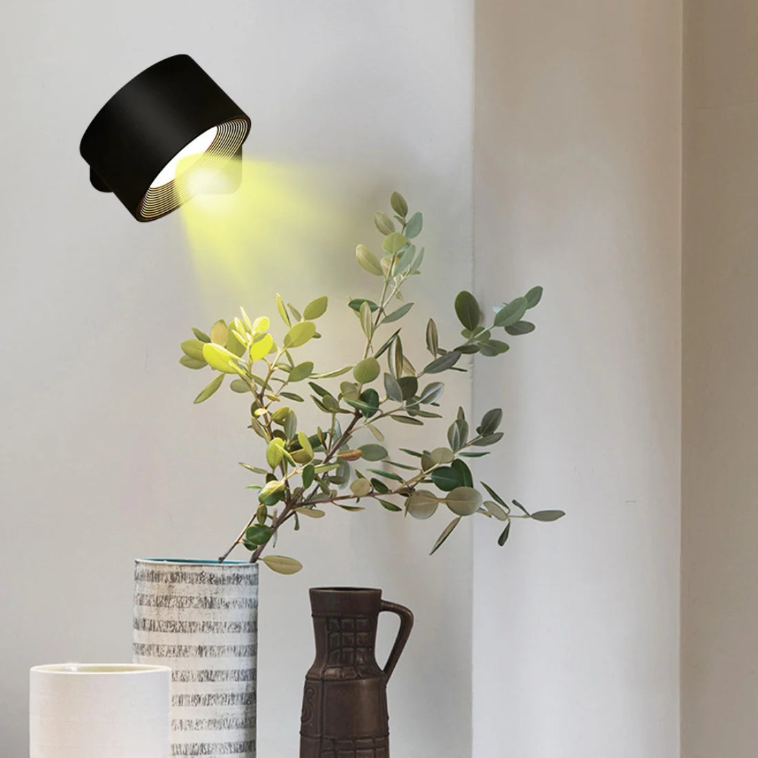 Wall Light 360° Cordless Rechargeable Waterproof