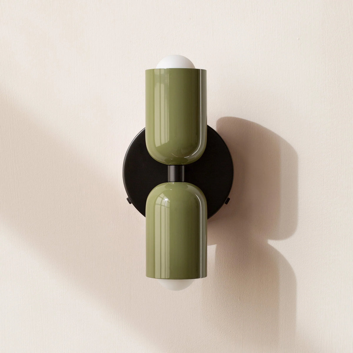 Wall Light Double Head Stainless Steel Warm White LED