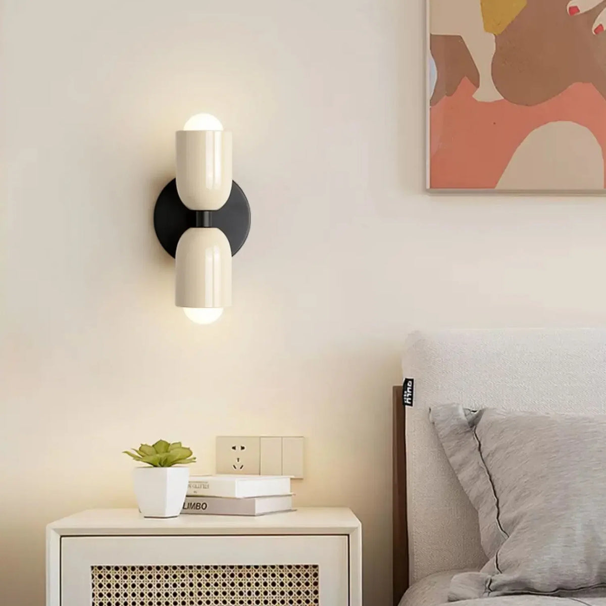 Wall Light Dual Head Warm White LED