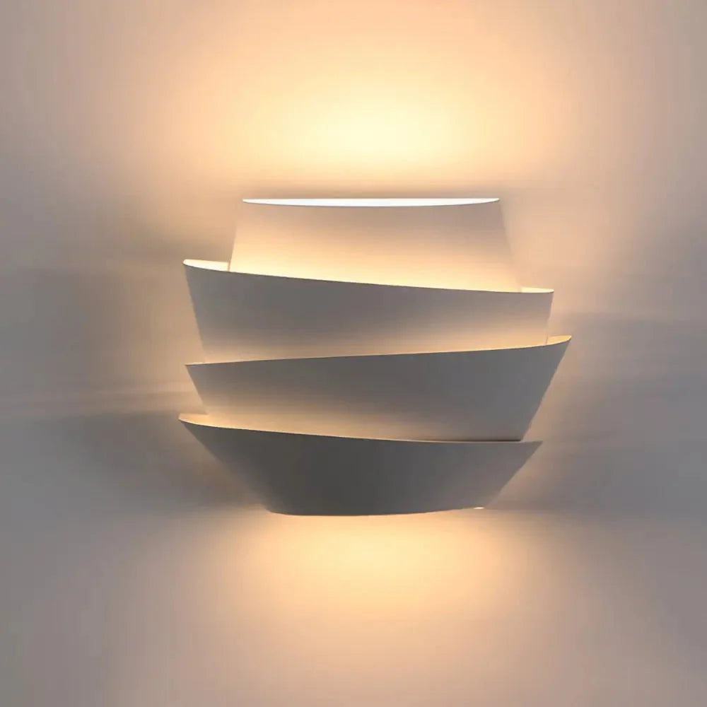 Wall Light Up And Down Layered Iron Housing