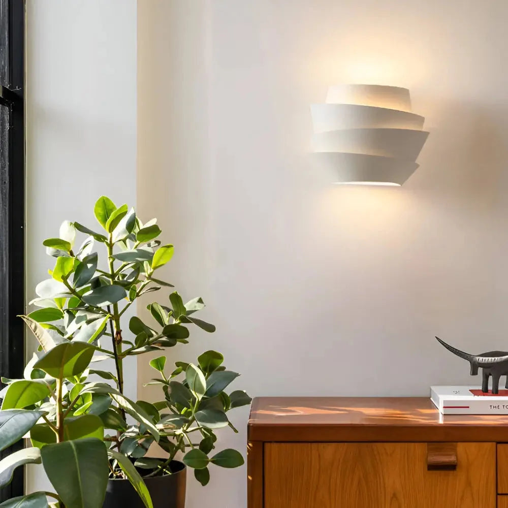 Wall Light Up And Down Layered Iron Housing