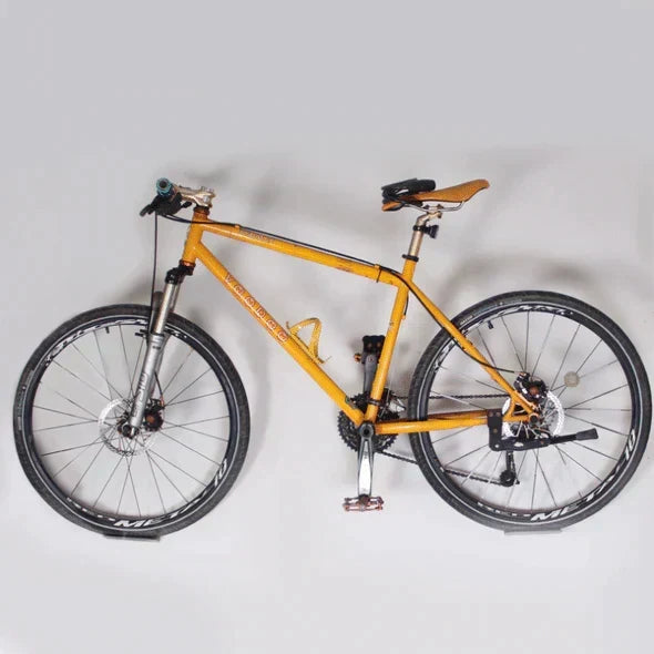 Wall-Mounted Bike Rack Coated Steel Space-Saving 150 lb Capacity