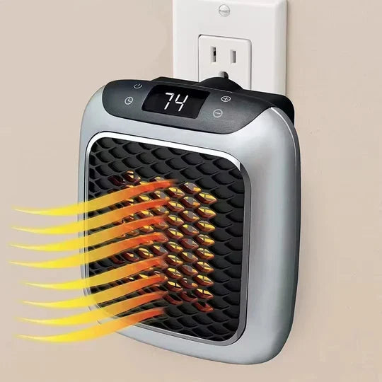 Wall-Mounted Ceramic Heater Rapid Warm-Up Remote & Timer