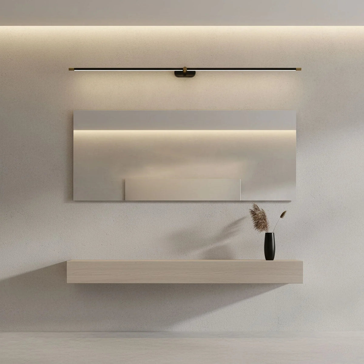 Wall Sconce Slim USB Rechargeable 3-Color Dimmable LED