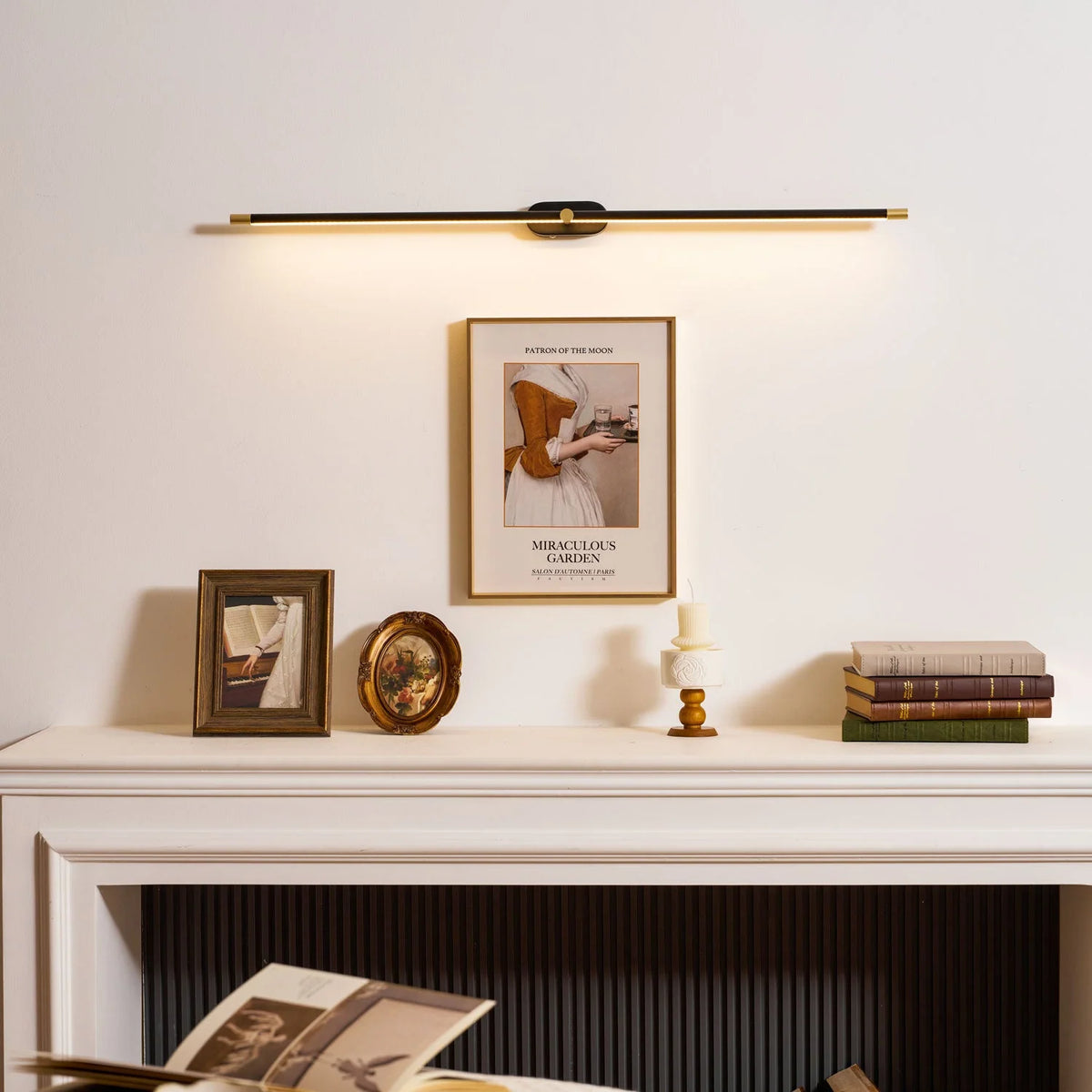 Wall Sconce Slim USB Rechargeable 3-Color Dimmable LED