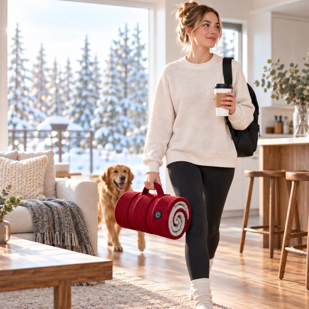 Wearable Heated Blanket Active Heating Hands-Free Design