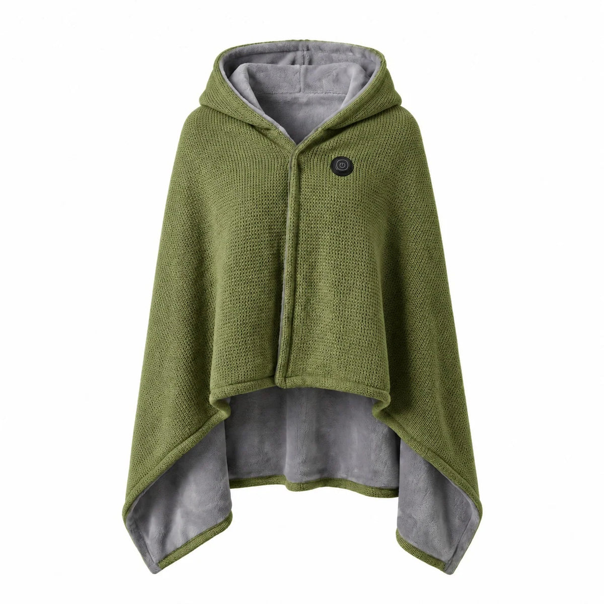 Wearable Heated Blanket USB-Powered Fleece-Lined 8 Heating Zones