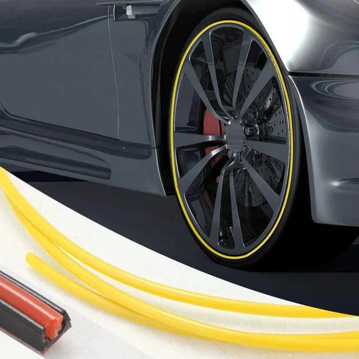 Wheel Rim Protector Peel-And-Stick Trim-To-Fit