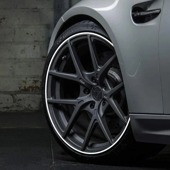 Wheel Rim Protector Peel-And-Stick Trim-To-Fit