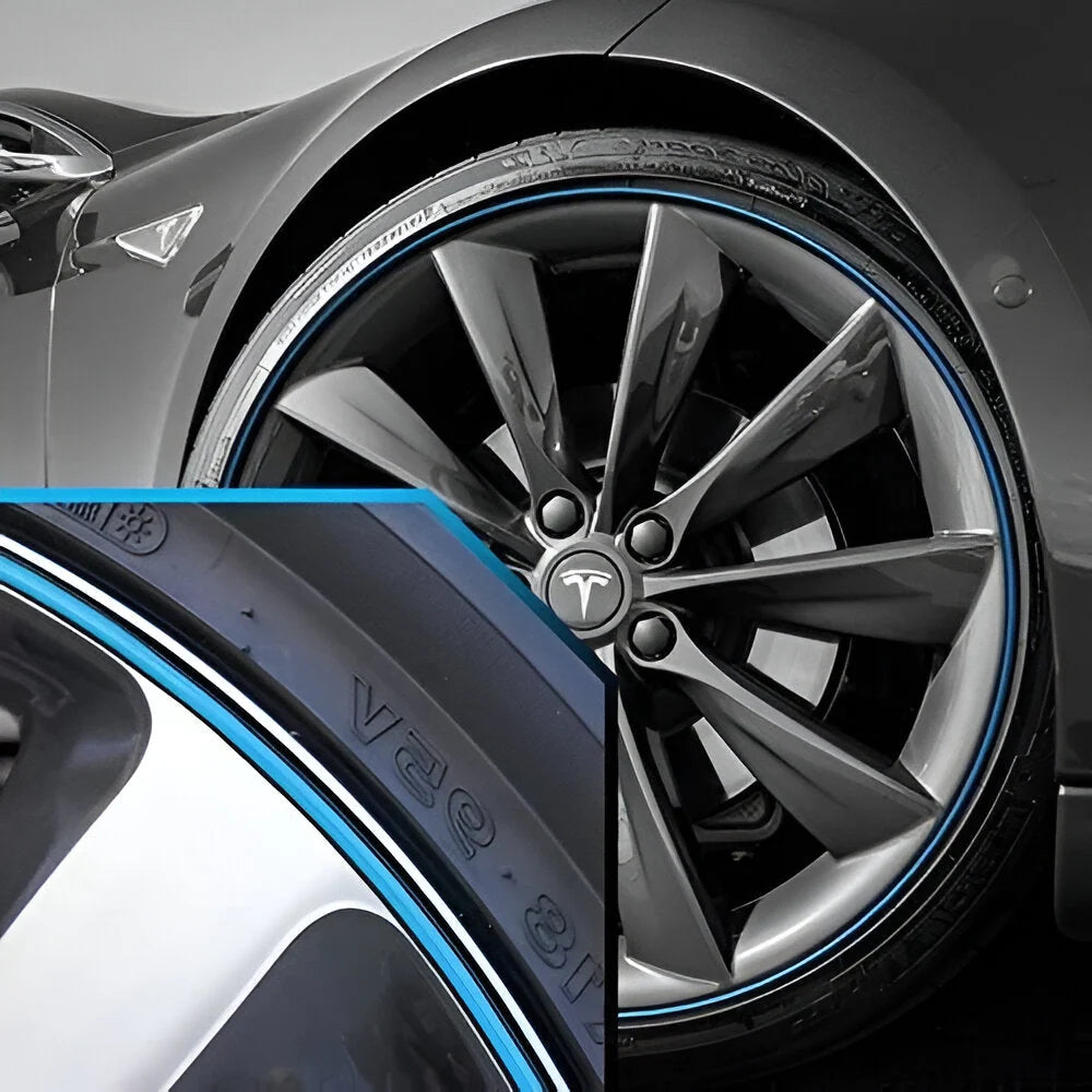 Wheel Rim Protector Peel-And-Stick Trim-To-Fit