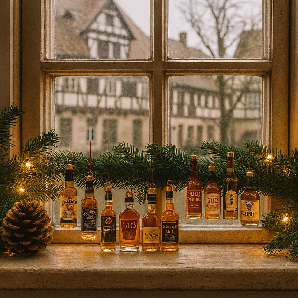 Whiskey Advent Calendar 24-Day Countdown Acrylic Bottle Replicas