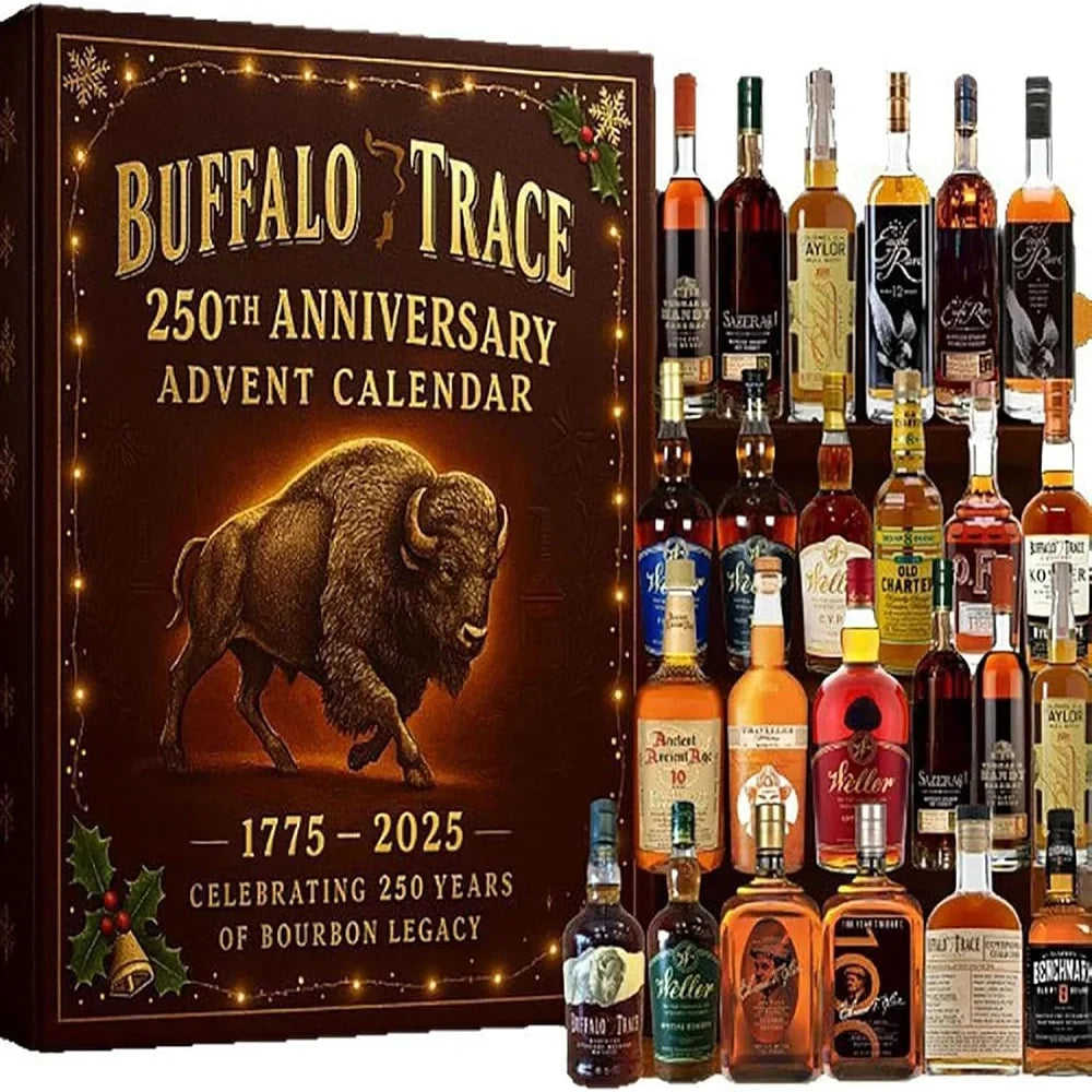 Whiskey Advent Calendar 24 Mini Bottles Single Malts & Bourbon