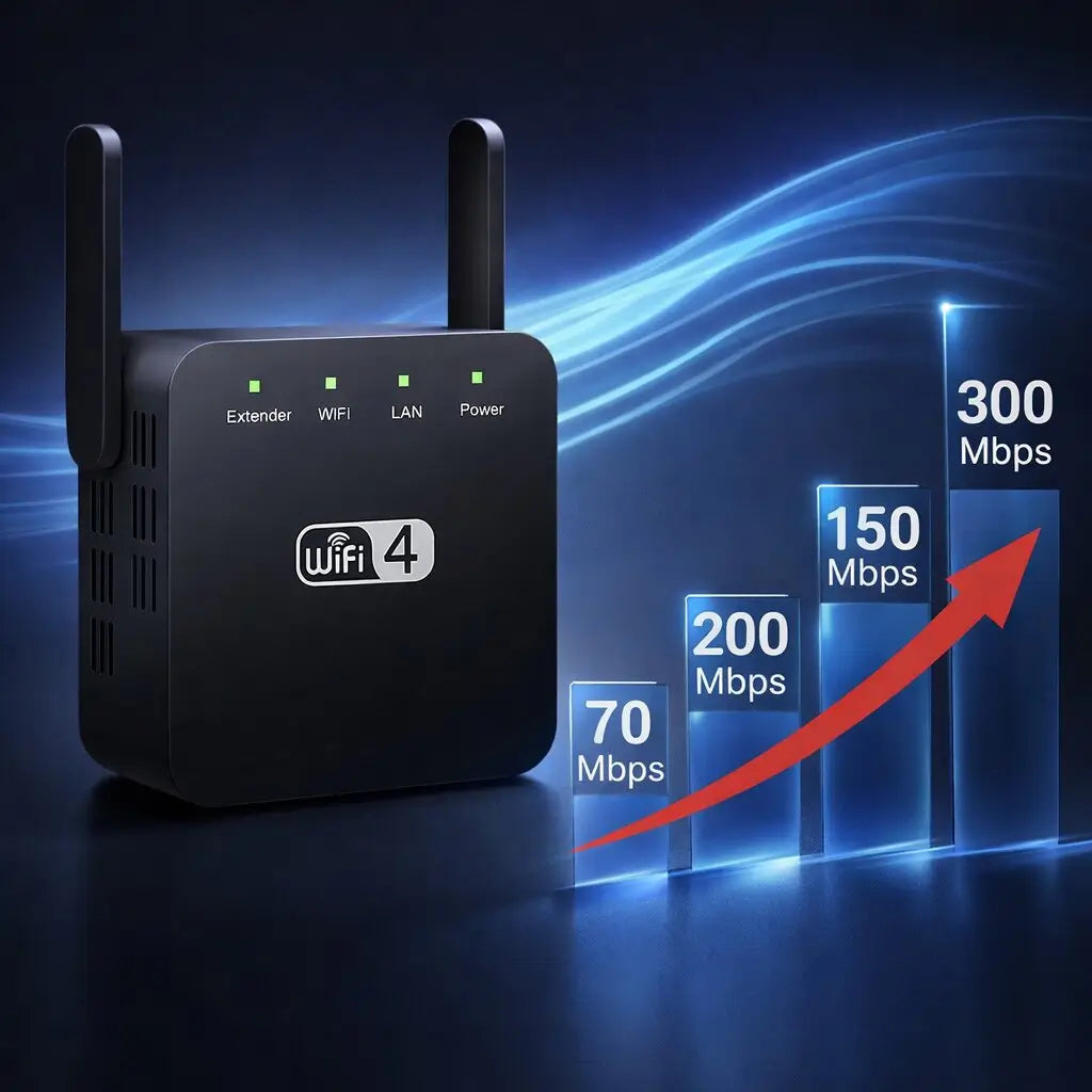Wi-Fi Signal Booster 3-in-1 Easy WPS Setup