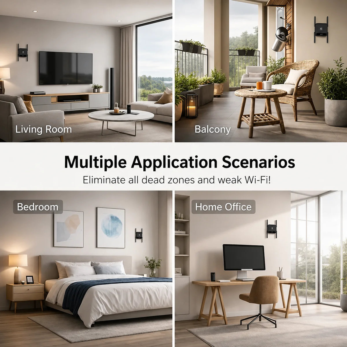 Wi-Fi Signal Booster 3-in-1 Easy WPS Setup