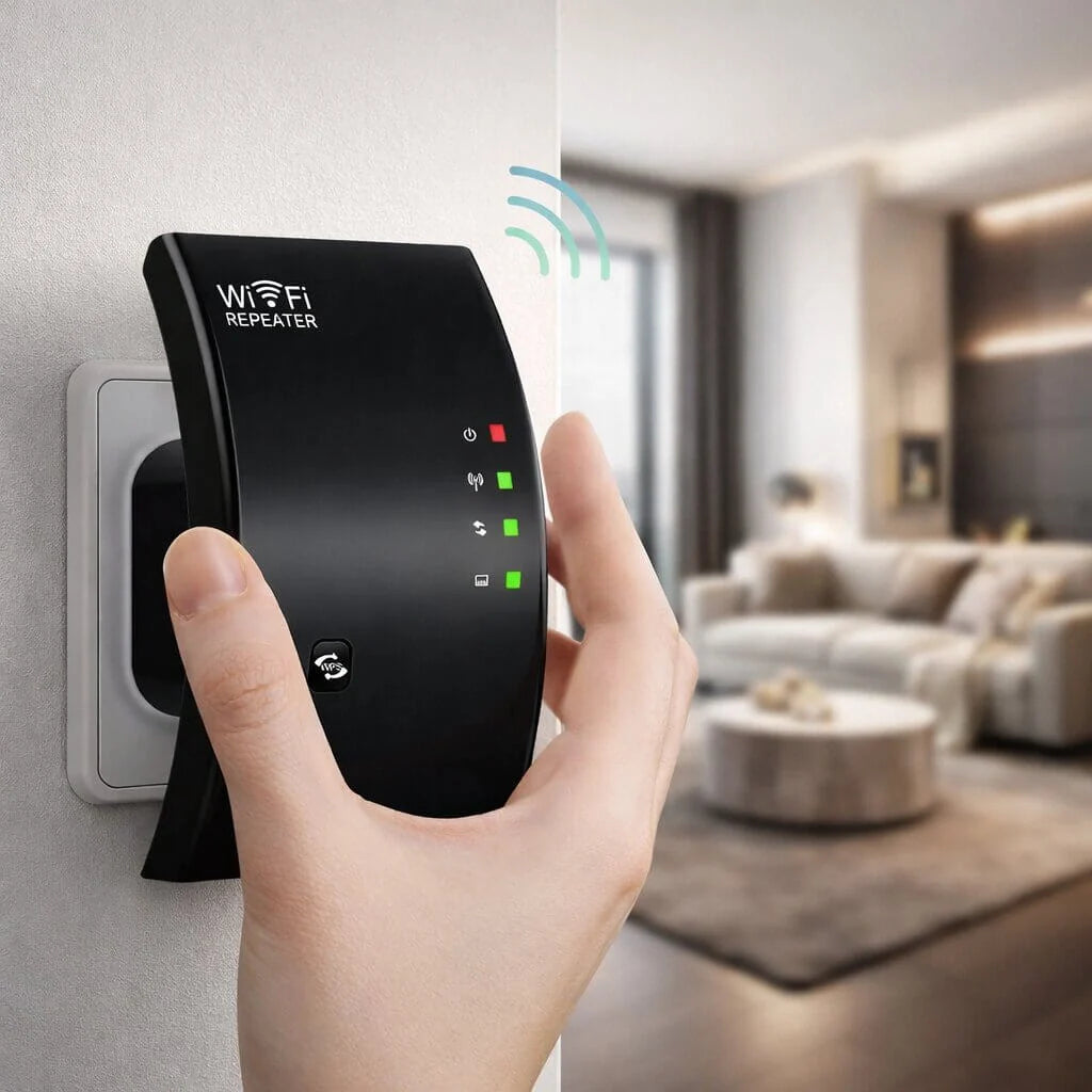 WiFi Range Extender 300 Mbps Extended Coverage Plug-and-Play