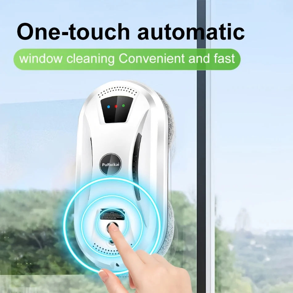 Window Cleaning Robot Automatic Remote Control & Powerful Suction