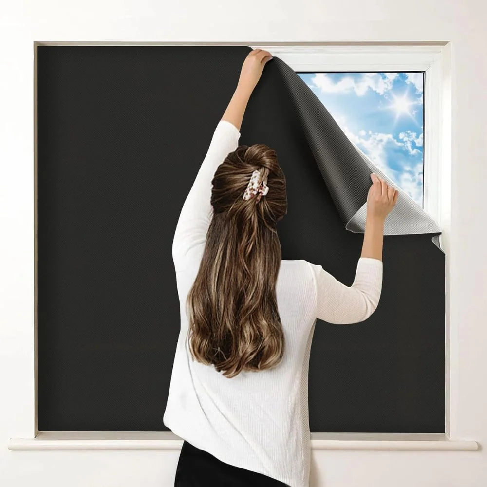 Window Film Blackout Static Cling Trim-To-Fit