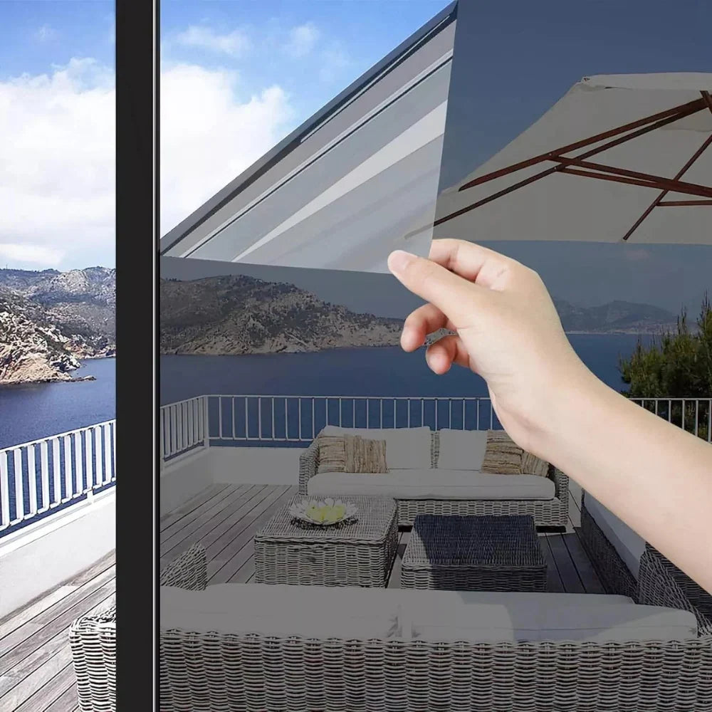 Window Film Reflective Heat Blocking Static Cling Privacy