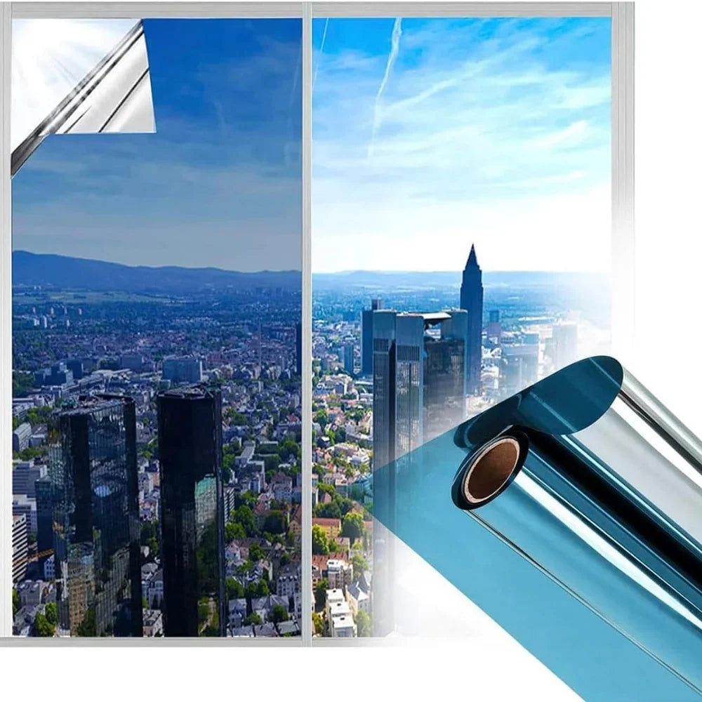 Window Film Reflective Heat Blocking Static Cling Privacy