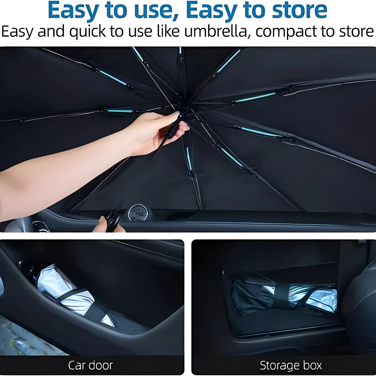 Windshield Sunshade Foldable Reflective UV Protection