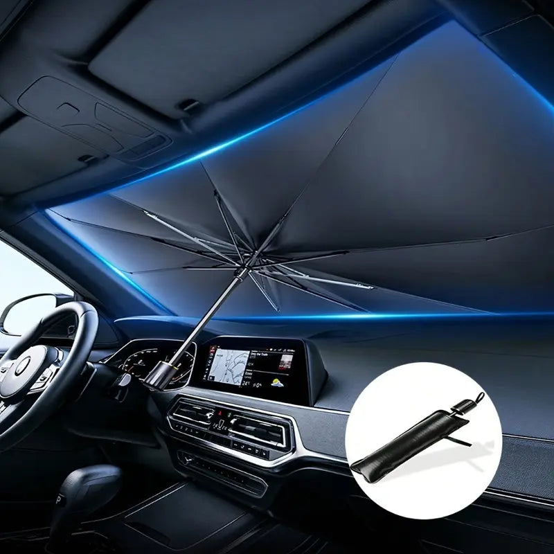 Windshield Sunshade Reflective Blocks 99% Heat Umbrella-Fold