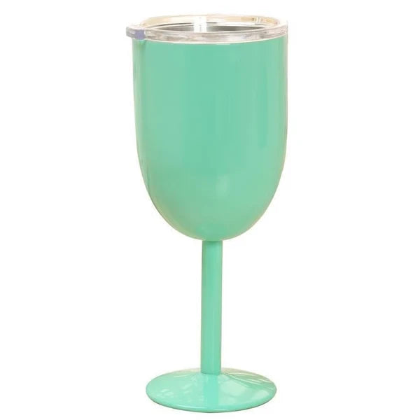 Wine Cup Double-Wall Stainless Steel Leak-Resistant Lid