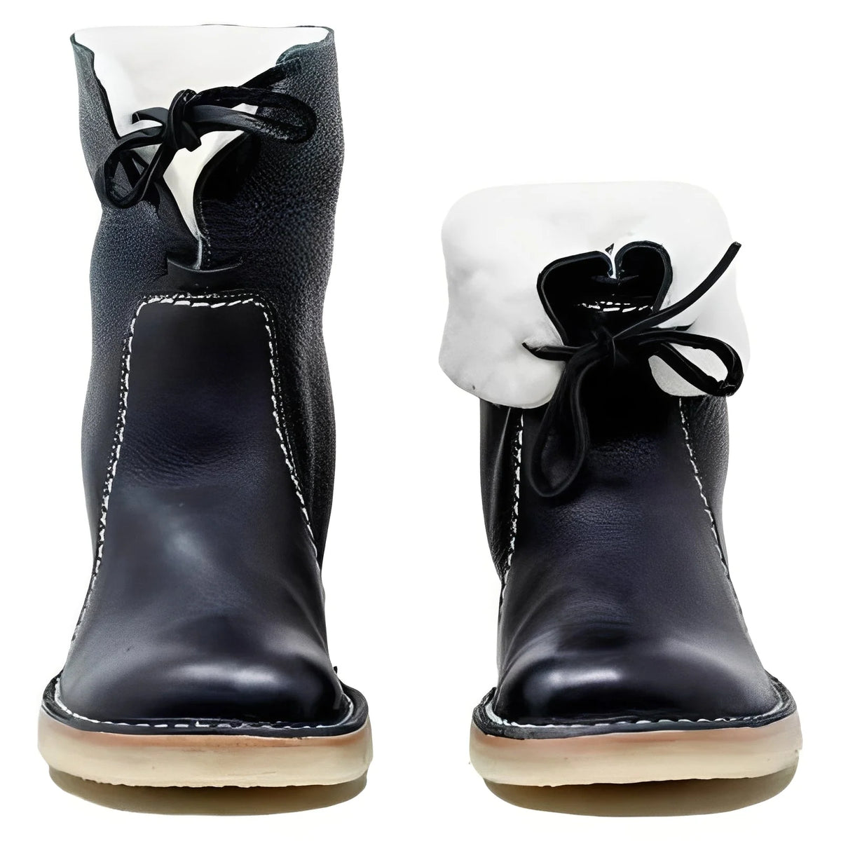Winter Boots Weather-Resistant Cushioned Sole Adjustable Collar
