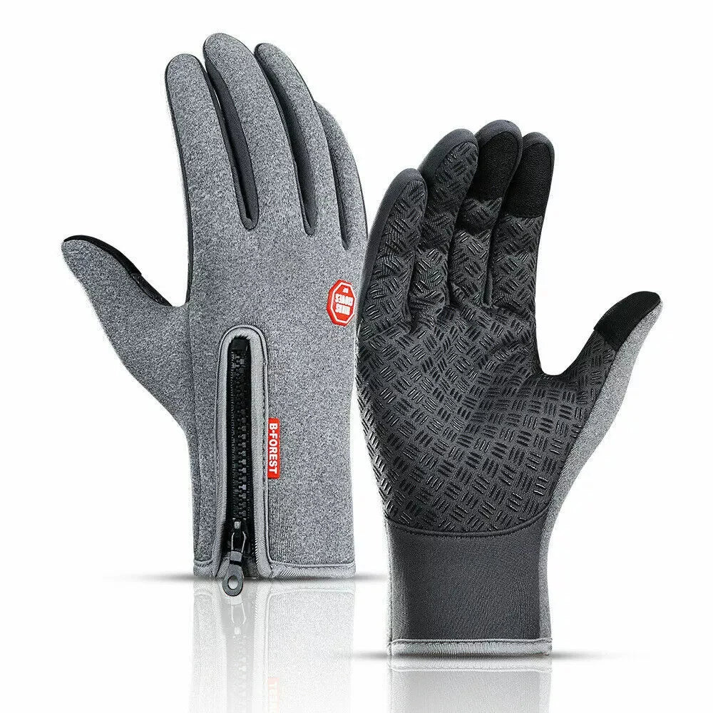Winter Gloves Touchscreen Thermal Lined & Waterproof