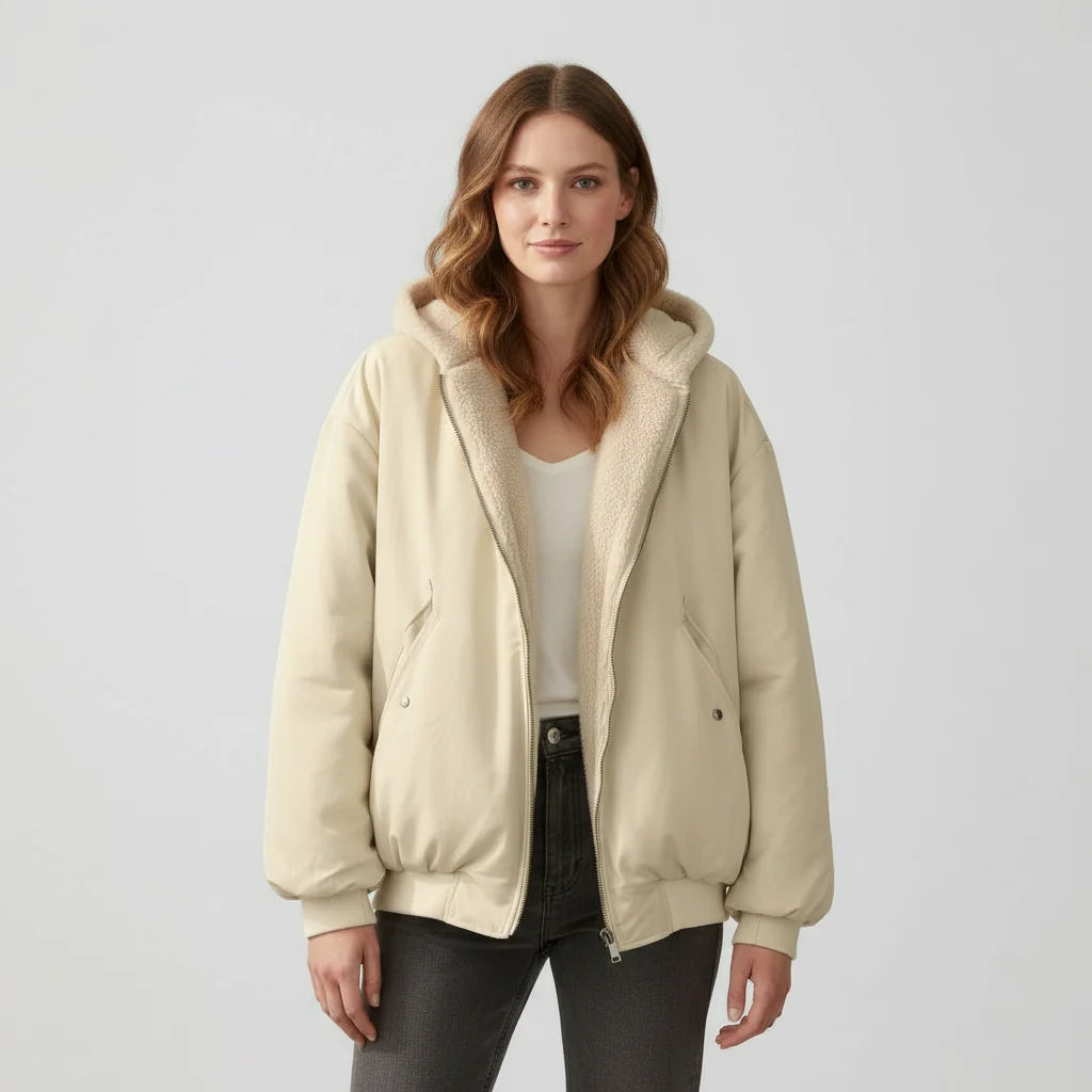 Winter Jacket Oversized Fit Lightweight Warm Filling