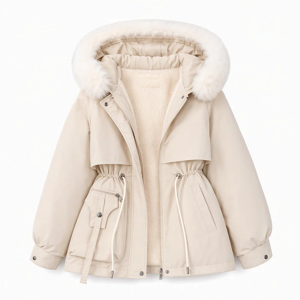 Winter Parka Windproof Dual-Layer Insulation Mid-Length Coverage
