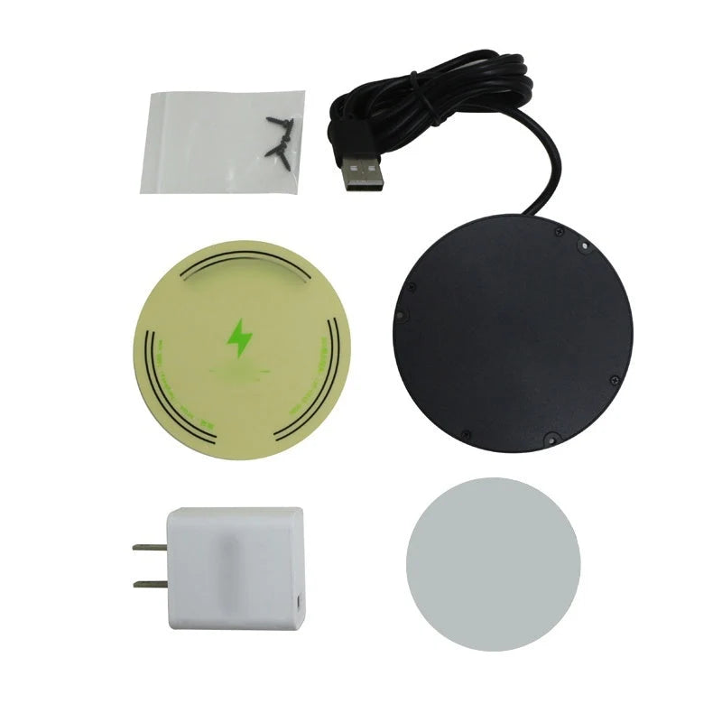 Wireless Charger Under-Desk Invisible Mount Through Wood & Stone