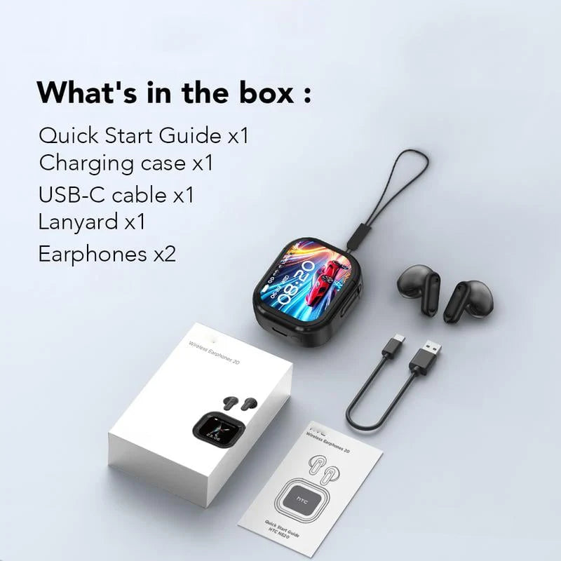 Wireless Earbuds Bluetooth 5.4 LED Charging Case Water-Resistant