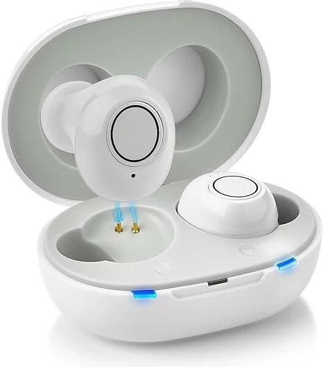 Wireless In-Ear Hearing Aid Bluetooth App Control Rechargeable Case