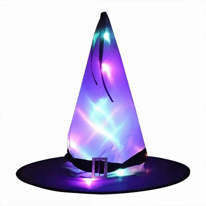 Witch Hat LED Lighted Hanging Loop