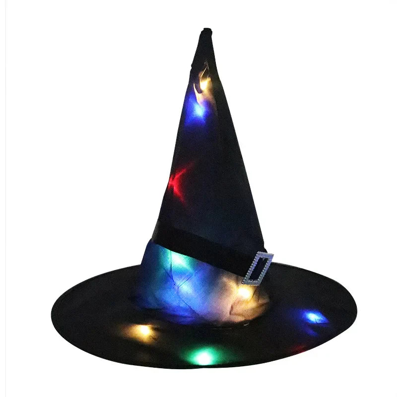 Witch Hat LED Lighted Hanging Loop