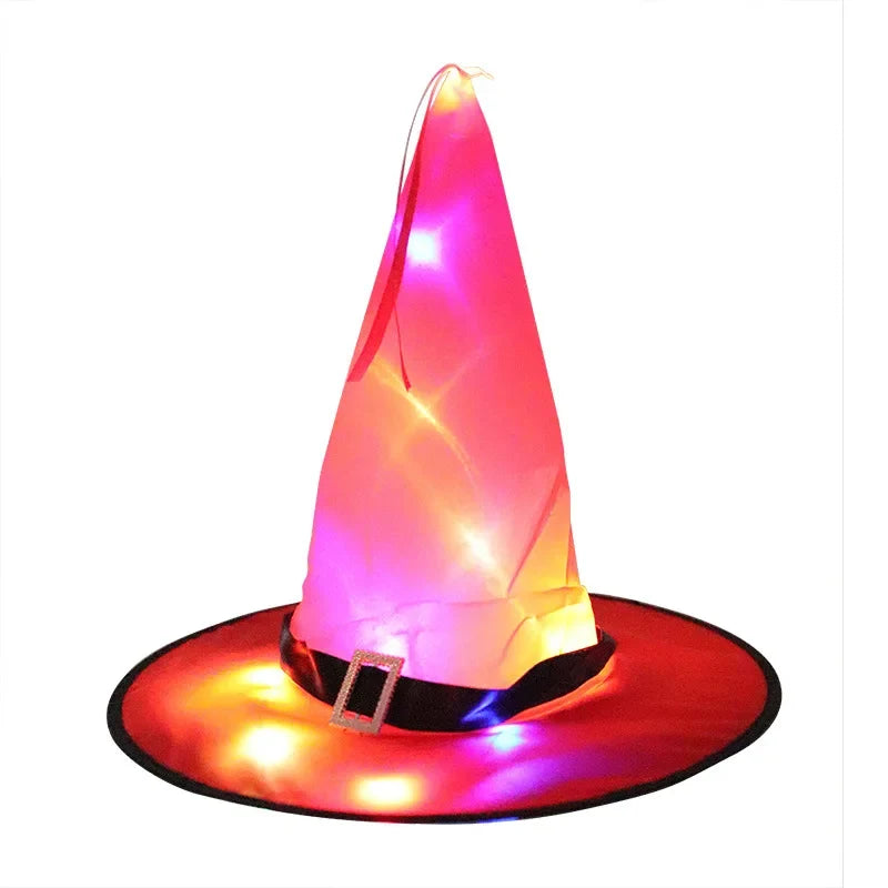 Witch Hat LED Lighted Hanging Loop
