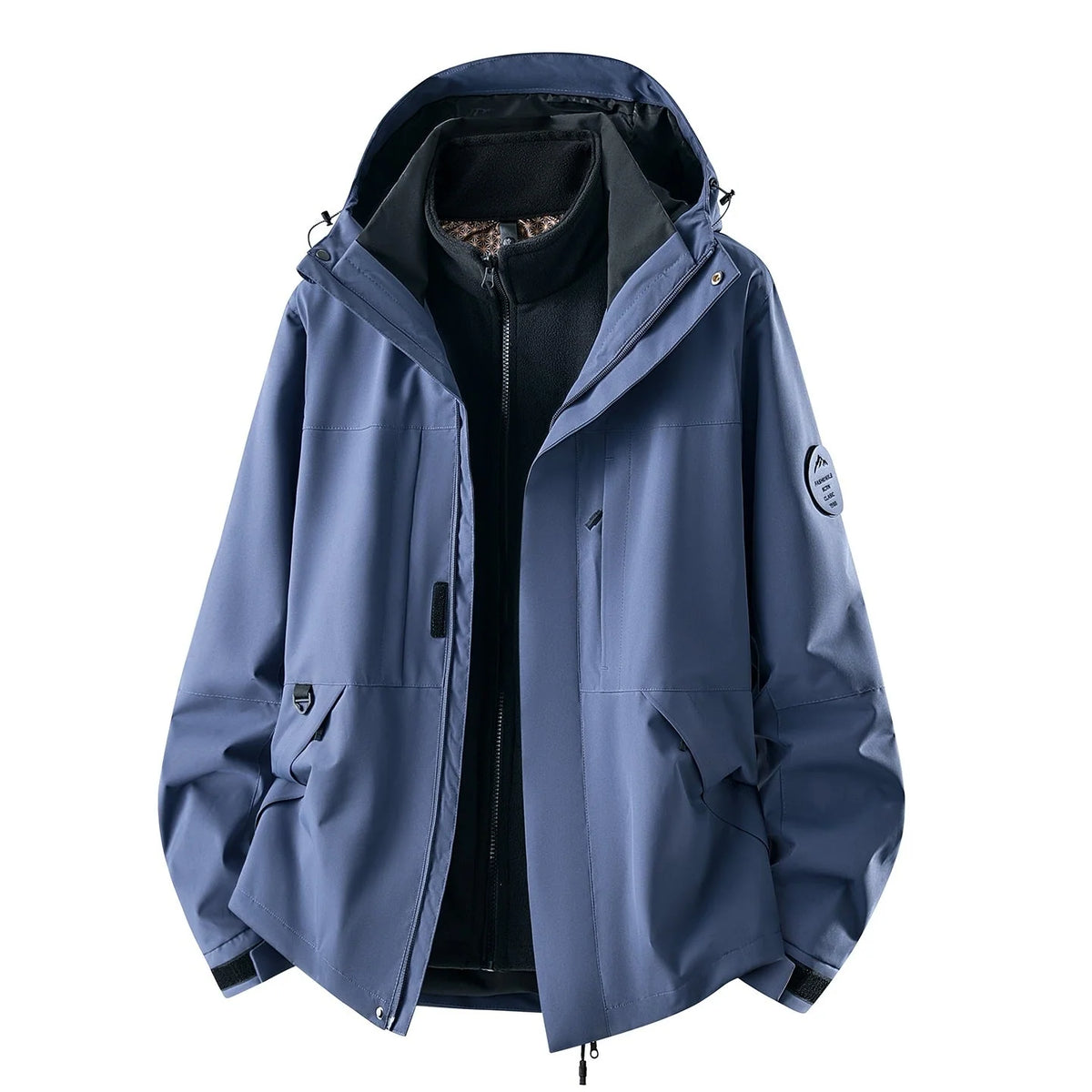 Women's 3-In-1 Jacket Waterproof Detachable Fleece Liner Windproof
