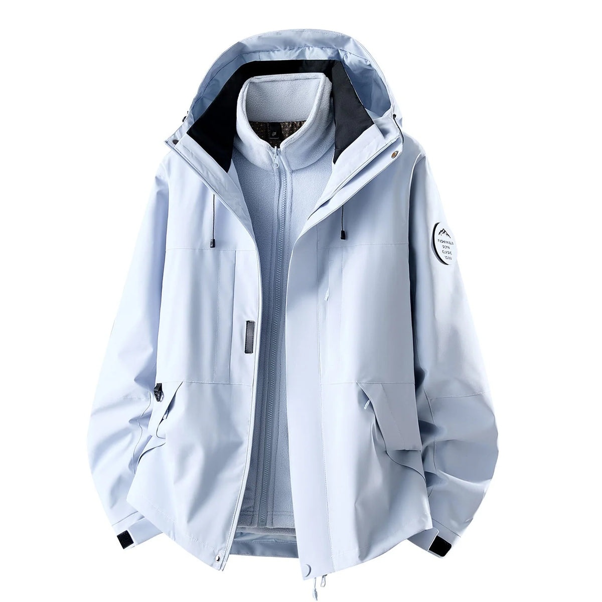 Women's 3-In-1 Jacket Waterproof Detachable Fleece Liner Windproof
